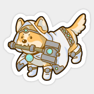 Cleric Puppy Sticker